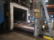 7' x 7' x 4' Noble industrial furnace, Noble digital temperature & over temperature controls mounted in
