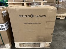 1166 cfm, 0.03 psi, Pfeiffer #ATH-500-M-DN-160, Iso-f Pump, 1980 m3/h, 1x10-8 mbar, 48 V. DC