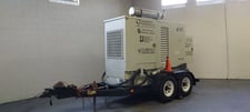 125 KW Elliott Magnetek #125-RD, Mobile Diesel Generator, John Deere engine, 51.5 hours