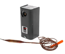 Johnson Controls A19ABA-4C Remote Bulb Temp Control, 10/55C, Diff 3.5-14 Adj