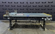 23.5" wide x 9' long, Industrial Kinetics, Dual-Lane Roller Conveyor, 0.5 HP, 1720 RPM, 230/460 V