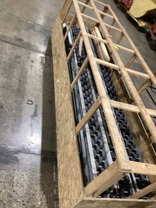 Mal mallard #CR125BSPL-120-36104, Pallet Flow Conveyor Channels, (9) 10', (2) 60, (2) 48" & (3) 25" Sections