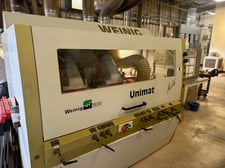 Weinig #Unimat-Gold, feed through moulder, 5 head, 9-1/6" x 4-3/4" capacity, 6800 RPM, 78" infeed