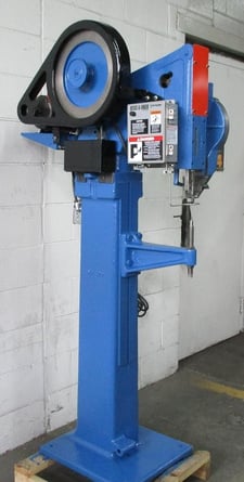 Chicago #990, riveter, 3.25" stroke, 12" throat, .33 HP, 175 flywheel