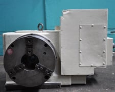 12.5" Tsudakoma #RNCM-300R, Rotary Table, 83 RPM, 4th Axis Horiz/Vert, w/ 12" chuck, AS IS