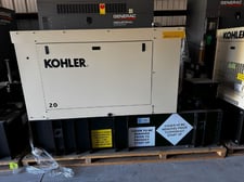 20 KW Kohler #20RE02K, Diesel Generator, 120/208 Volts, 3 Phase, New Surplus