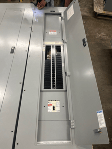 400 Amp. Cutler Hammer, PRL2A, Panelboard, 277/480 Volts 3PH 4W 42Cir Indoor Encl MLO FD3225 P575