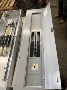 400 Amp. Cutler Hammer, PRL2A, Panelboard, 277/480 Volts 3PH 4W 42Cir Indoor Encl FD3225 MLO P578