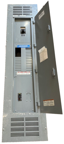 400 Amp. Square D NF, Panelboard, 480/277 Volts 3PH 4W Main LAP36400MT W/ JDL36200 30 Cir P555