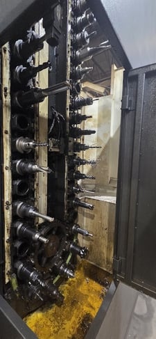 Mazak #HCN-6000, CNC horizontal machining center, 43 automatic tool changer, 31.5" X, 31.5" Y, 32.5" Z, 10000