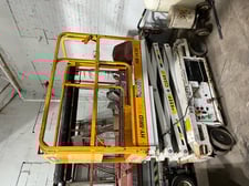 670 lb. Hy-Brid #HB1430, scissor platform lift, 20' lift height, hand held controls, on board charger