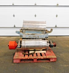 Sharples #P3000, decanter centrifuge, rotating assembly, 3" pitch, rebuilt