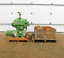 Westfalia #OTA-14-00-066, separator disc centrifuge, 5 HP, new, unused, 1990