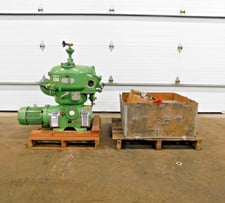 Westfalia #OTA-14-00-066, separator disc centrifuge, 5 HP, new, unused, 1990