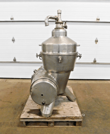 Delaval, Separators Inc. #MRPX-409-590, disc centrifuge, 15 HP, 1800 RPM