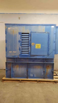 60 KW Magnetek #RD750, Diesel Generator, Perkins, 1 & 3PH, 848 Hrs