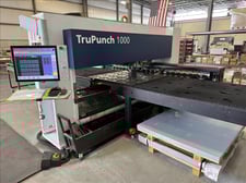 18 Ton, Trumpf #TruPunch-1000 (S19), CNC turret punch, 98" x49" table, 20 stations, 2018