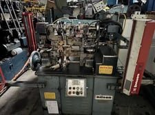 Nilson #700LV, 4-slide, 1/32" basic wire max diameter, 3/8" max width strip metal, 3-3/8" standard feed