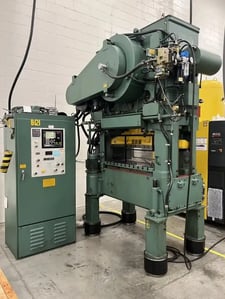 60 Ton, Bruderer #BSTA60II-USL, high speed stamping press, .625"-2" (7 position) stroke, 1996