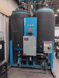 2200 scfm, 120&deg;F, 100 psig, Hankison #HBP2200, refrigerated air dryer, 460 V.