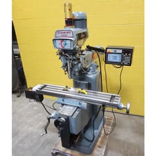 Kondia Powermill #FV-1, vertical mill, SWI ProtoTrak EMX Control, 9" x48" table, 3 HP