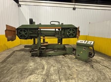 17" x 43" Peddinghaus #1100-DG, Twin Column Horiz Bandsaw, 20" round capacity, 366.1" x 2.1" x 0.063" blade