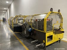 Adco #12LBC100-EC, Auto Horiz Cartoner, w/ top squaring, 25-100 CPM, 3/4"-6" x 1"- 9-1/2" x 4"-15" max