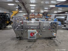 Adco #15DZ60-SS, Semi-Auto Stainless Steel Horiz Cartoner, hand load, 60 CPM, 1-4" x 1-9" x 4-12" max