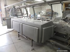 Kliklock Woodman #Concorde-200, Horiz Cartoner, automatic load, 3-up rotary feeder, Nordson ProBlue