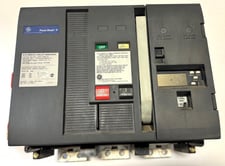 1600 Amps, General Electric Circuit Breaker Power Break II, SSF16b216, 600 Volts