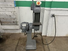 4" x 48" Engelberg #AG4, belt grinder/sander, 1 HP, 1800 RPM, CH control switch, 220/440 Volts