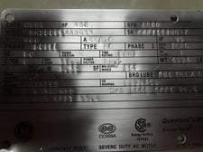 400 HP 1800 RPM General Electric, Frame 508/509LL, TEFC, BB, new, 460 Volts