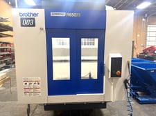 Brother #R650X1, vertical machining center, 3-axis, 25.6" X, 15.7" Y, 121" Z, 22 automatic tool changer