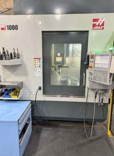 Haas #UMC-1000, CNC vertical machining center, 5-Axis, 40" X, 25" Y, 25" Z, 8100 RPM, 30 HP, 25" platter, 50