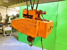 5 ton, Robbins-Myers, Overhead Crane Electric Hoist