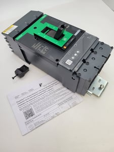 400 Amps, Square D I-Line, LJA36400U31X, PowerPact Circuit Breaker, 3P, 600 Volts