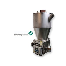 1.5" diameter, Schenck Process #Mechatron, Stainless Steel gravimetric weigh screw feeder