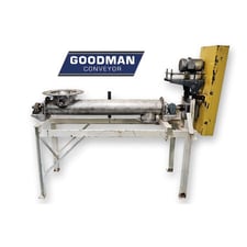 6" diameter, Goodman Conveyor, Stainless Steel industrial screw feeder