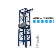 Material Transfer And Storage, 4000 lb. Stainless Steel bulk bag discharge unloader