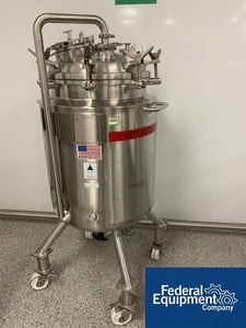 53 gallon Precision Stainless, Jacketed Receiver, Stainless Steel, 200 L, removable dish top, dish bottom, 50