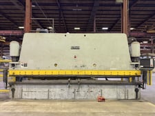 225 Ton, Pacific #K225-20, hydraulic press brake, 20' overall, 222" between housing, 3/16" @ 18' bending