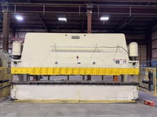 225 Ton, Pacific #K225-20, hydraulic press brake, 20' overall, 222" between housing, 3/16" @ 18' bending