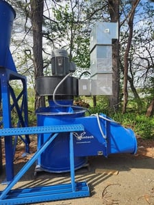8000-12500 cfm, Amtech #ATC-4400, Dust Collector, 50 Hp, 55 gallon drum,