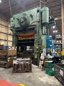500 Ton, U.S. Industries Industries #S4-500-96-60, Hydraulic Press, 96" x 60" bed, 92" x 60" ram, 27-31" Shut