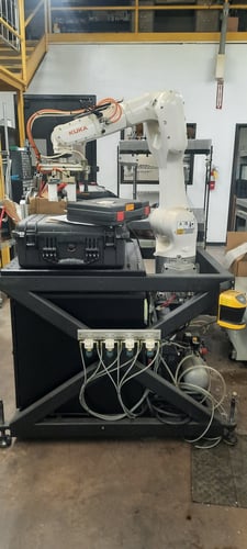 Kuka #KR-10-R1100-2, Robot, 6 Axes, 43.4" reach, 24.5 lbs payload, teach pendant, 2019