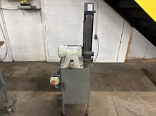 2" x 48" Dayton #2RYN7A, belt grinder with cabinet, 3/4 HP, 3450 RPM, 4500 FPM