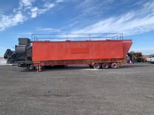 68000 acfm CMI reverse air baghouse, 1008 bags (24 doors x 42 bags), portable