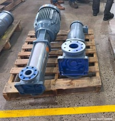 2" inlet x 2" outlet, Goulds #10SV13GK4F66N-E-SV, Vertical Multi-Stage Pump & Motor, cast iron & 304