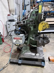 7.5" Continental #6A, Tube & Pipe Cut-Off Machine, 3 HP, w/Adjustable Feed Length & Electric Motor, 2003