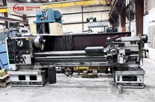 21.8" x 80" Harrison #M550 GH, Engine Lathe, w/2-Axis DROs, 15.75" width Bed, 15.5" 3-Jaw Chuck, 3" Bore